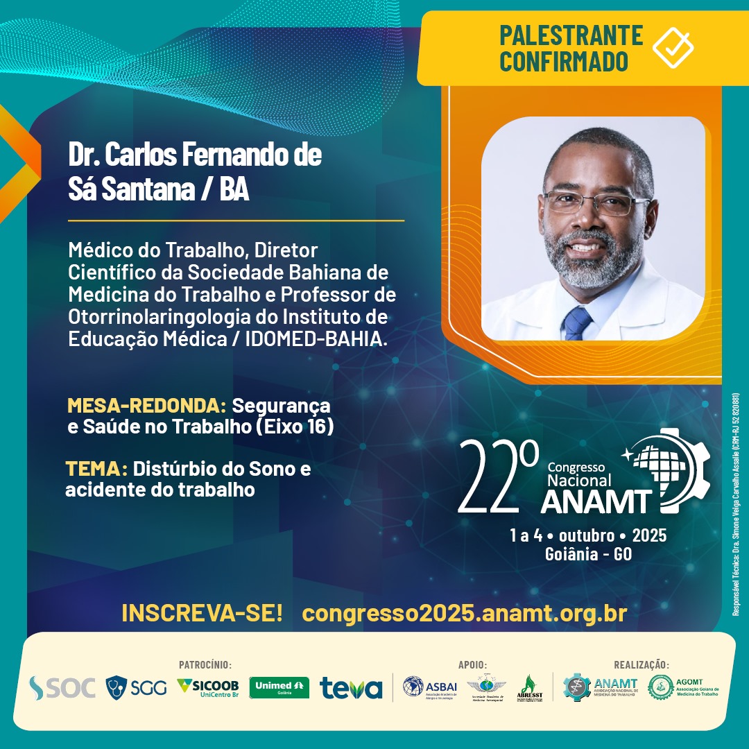 Post 39 - 22º Congresso ANAMT - Carlos Fernando de Sá Santana-v3